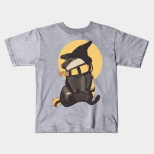 Magical badger with scarf - Eyesasdaggers Kids T-Shirt